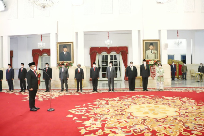 Pelantikan Abdullah Azwar Anas sebagai MenPAN-RB. [Dok. Kementerian PAN-RB]